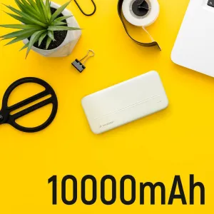 MG WPBWE1 Power Bank 10000mAh 2x USB, biely (WPBWE1)