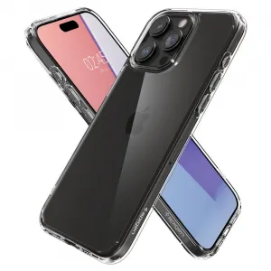 Spigen Ultra hybrid kryt na mobil, iPhone 15 Pro Max, číry
