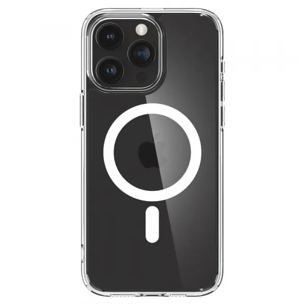 Spigen Ultra Hybrid Mag s MagSafe, iPhone 15 Pro, biely