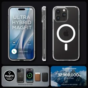 Spigen Ultra Hybrid Mag s MagSafe, iPhone 15 Pro, biely