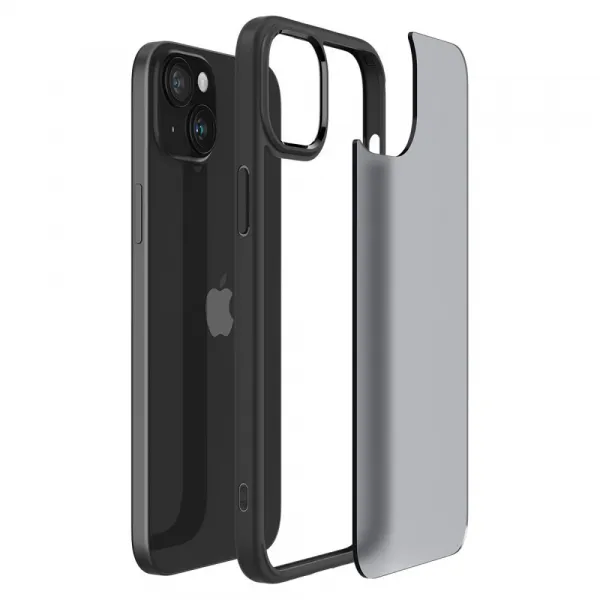 Spigen Ultra hybrid kryt na mobil, iPhone 15, frost black