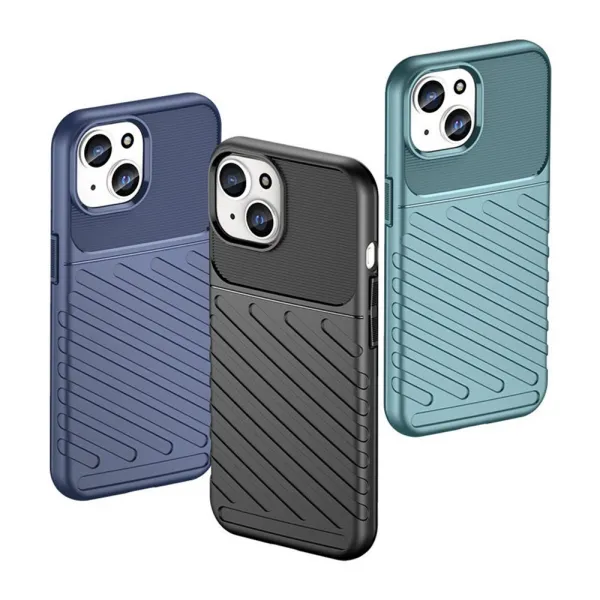 MG Thunder kryt na iPhone 15, čierny