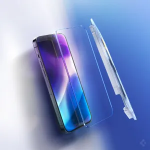 Spigen  Glass.TR  EZFit s aplikátorom, 2 kusy, Tvrdené sklo, iPhone 14 Pro Max