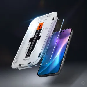 Spigen  Glass.TR  EZFit s aplikátorom, 2 kusy, Tvrdené sklo, iPhone 14 Pro Max