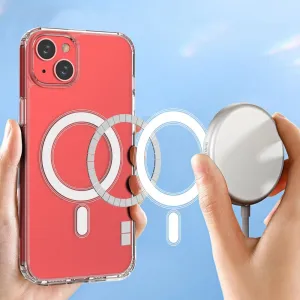 Clear Magnetic Case s MagSafe, iPhone 15 Plus, priehľadný