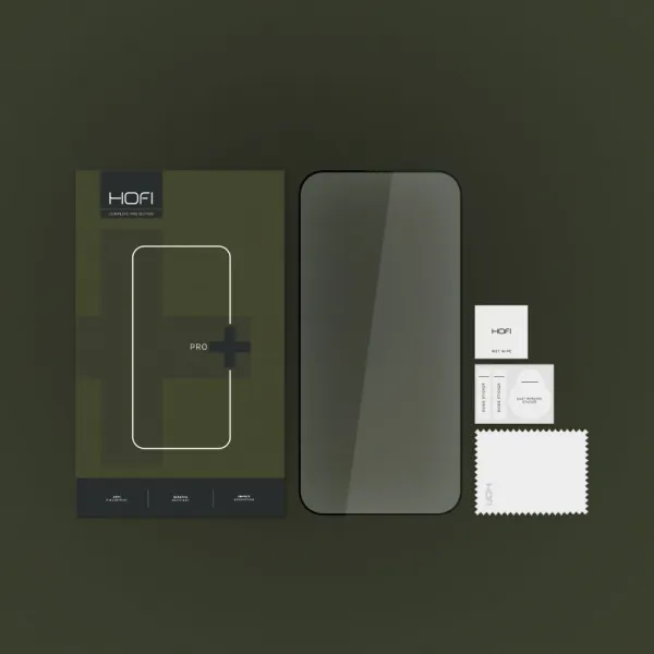 HOFI Glass Pro Full Screen ochranné sklo na iPhone 15 Pro Max, čierne