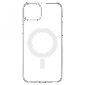 Clear Magnetic Case s MagSafe, iPhone 15 Plus, priehľadný
