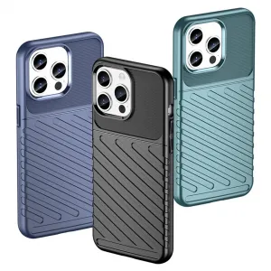 MG Thunder kryt na iPhone 15 Pro Max, čierny
