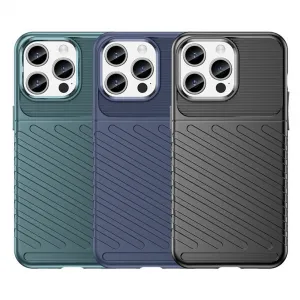 MG Thunder kryt na iPhone 15 Pro Max, čierny