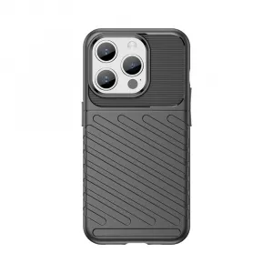 MG Thunder kryt na iPhone 15 Pro, čierny