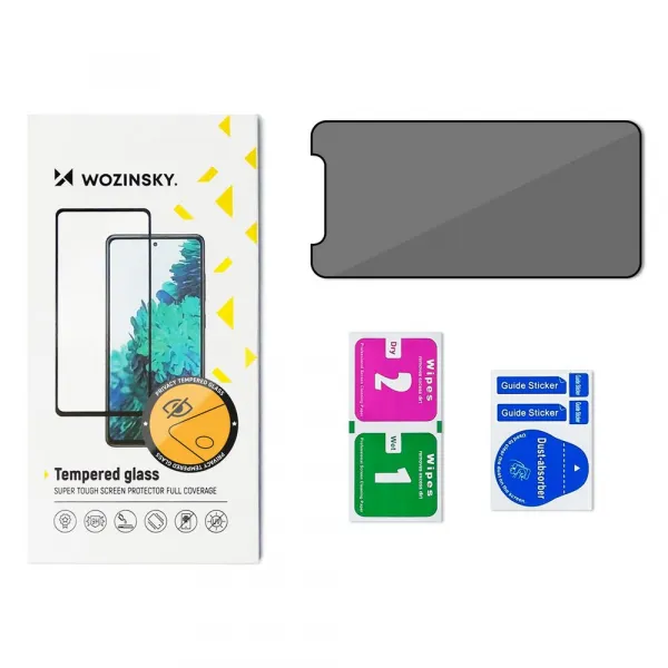 Wozinsky Privacy 5D Tvrdené sklo, iPhone 15
