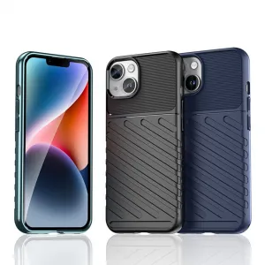 MG Thunder kryt na iPhone 15 Plus, čierny