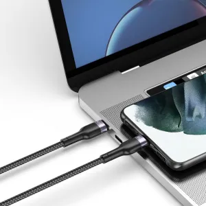 Tech-Protect UltraBoost USB-C - USB-C, PD60W / 3 A, 2 m, sivý