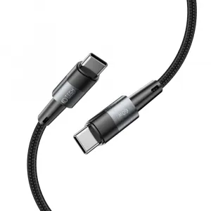 Tech-Protect UltraBoost USB-C - USB-C, PD60W / 3A, 1 m, sivý