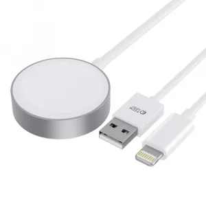 Tech-Protect Ultraboost USB magnetická nabíjačka na Apple Watch + Lightning 1.5m, biela