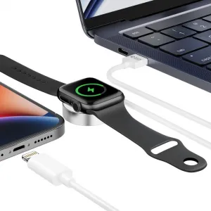 Tech-Protect Ultraboost USB magnetická nabíjačka na Apple Watch + Lightning 1.5m, biela