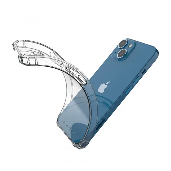 MG Anti Shock Military kryt na iPhone 14 Plus, priesvitný