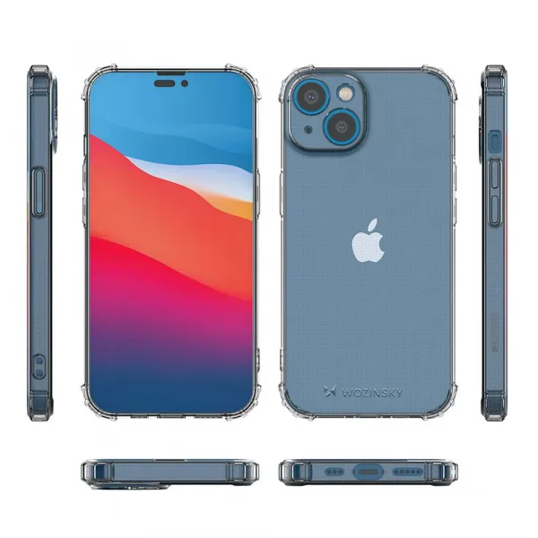 MG Anti Shock Military kryt na iPhone 14 Plus, priesvitný
