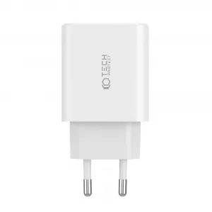 Tech-Protect 3-port sieťová nabíjačka USB / 2x USB-C 30W PD QC, čierna