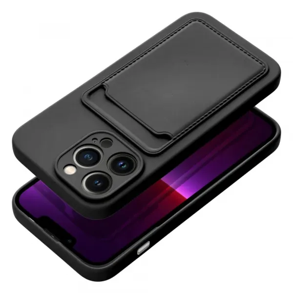 Card Case obal, iPhone 14 Pro Max, čierny