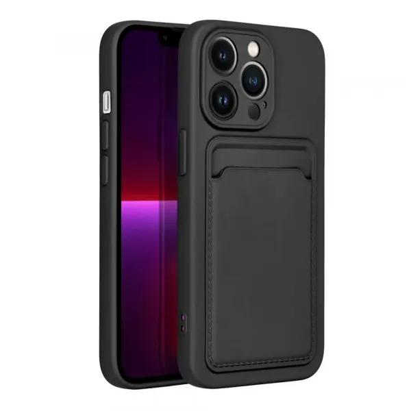 Card Case obal, iPhone 14 Pro Max, čierny
