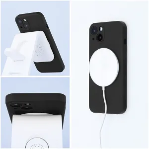 Obal Silicone Mag Cover, iPhone 14 Plus, biely