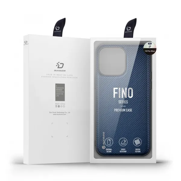 Dux Ducis Fino kryt na iPhone 14 Pro Max, modrý