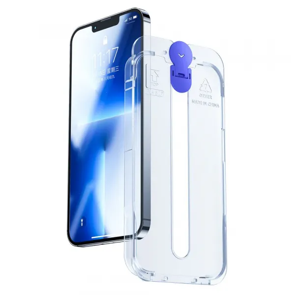 Joyroom Knight tvrdené sklo s aplikátorom, iPhone 14 Pro Max, priehľadné (JR-H12)