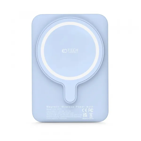 Tech-Protect PB10 LifeMag PowerBanka s MagSafe, 5000 mAh, modrá