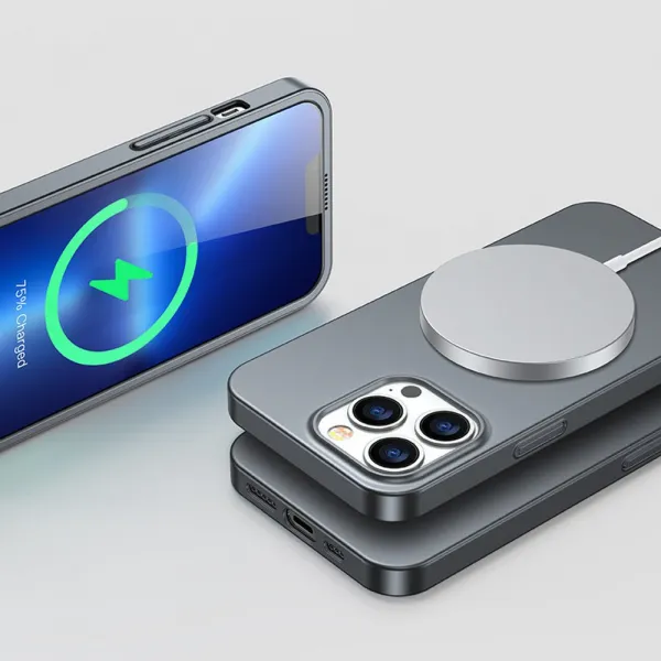 Joyroom 360 Full Case obal + tvrdené sklo, iPhone 13 Pro MAX, sivé