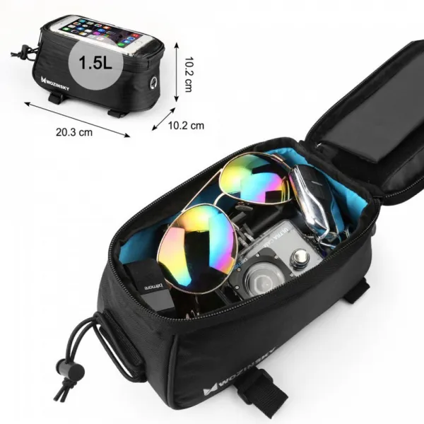 MG Cyklistická taška 6,5" 1,5L, čierna