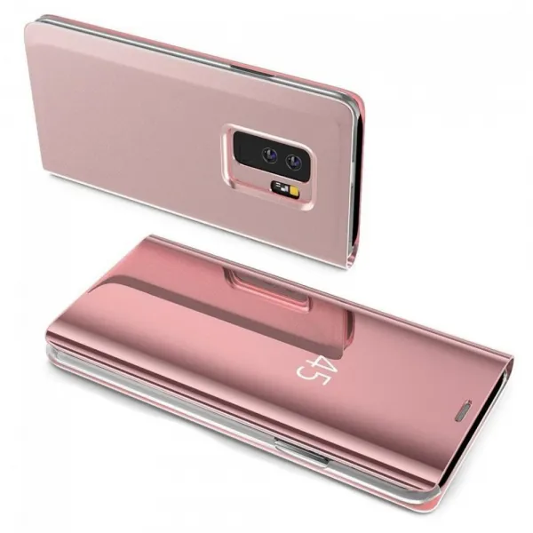 MG Clear View knižkové puzdro na Huawei P Smart 2020, ružové