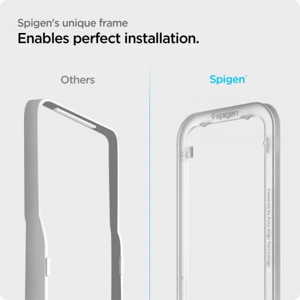 Spigen Alm Full Cover ochranné sklo na iPhone 13 / 13 Pro (AGL03725)