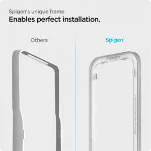 Spigen Alm Full Cover ochranné sklo na iPhone 13 / 13 Pro (AGL03725)