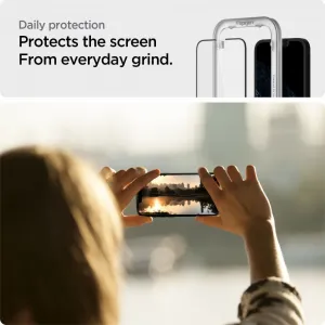 Spigen Alm Full Cover ochranné sklo na iPhone 13 / 13 Pro (AGL03725)