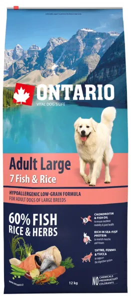 Ontario granuly Adult Large ryba a ryža 12 kg