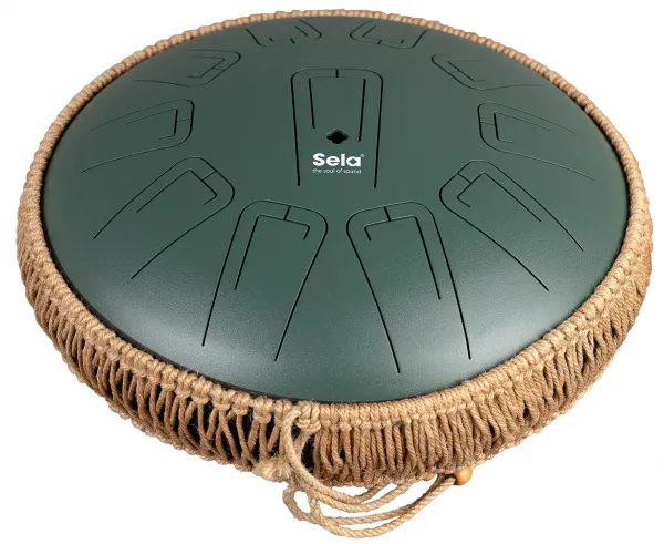 Sela Unity Tongue Drum 13" C Major Green 432 Hz