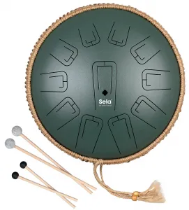 Sela Unity Tongue Drum 13" C Major Green 432 Hz