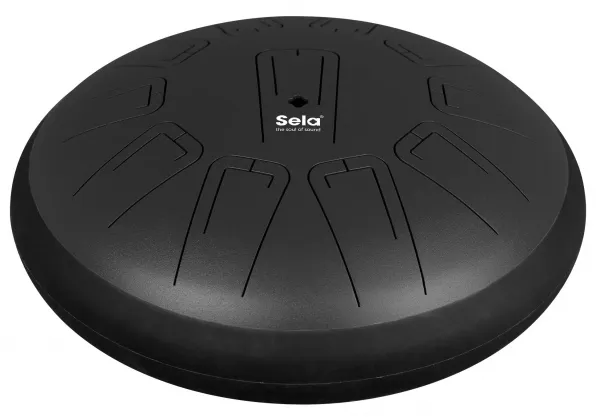 Sela Unity Tongue Drum 13" C Minor Black 432 Hz