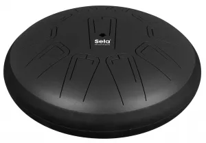 Sela Unity Tongue Drum 13" C Minor Black 432 Hz