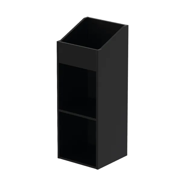 Glorious Record Rack Nábytok pre LP platne Black
