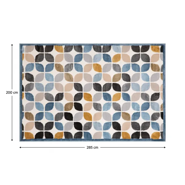 Koberec, mix farieb, 200x285, CASTILO TYP 2