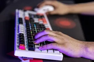 Marvo MONKA KG991W, klávesnice US, Tri-mode, mechanická, RGB