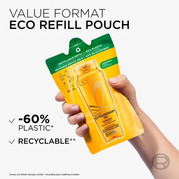 L’Oréal Paris Elseve Extraordinary Oil šampón náhradná náplň 250 ml