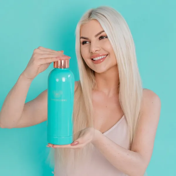 Crystallove Thermal Water Bottle fľaša na vodu Amazonite 500 ml