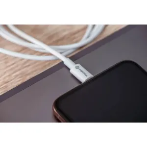 Forcell kábel USB-C - Lightning, MFi, 3A/9V, 30W, C901, 1m, biely