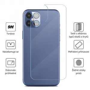 JP All Pack Tvrdených skiel, 2 sklá na telefón + 2 sklá na šošovku + 1 zadné sklo, iPhone 12 Pro MAX
