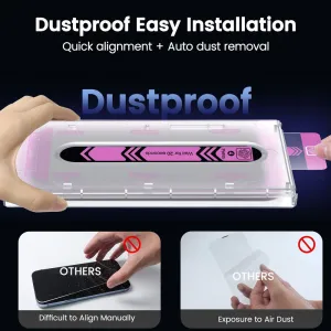 JP SimpleFlow Tvrdené sklo s jednoduchou aplikáciou, iPhone 14 Pro Max