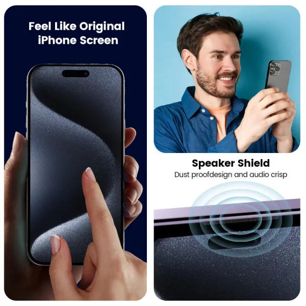 JP SimpleFlow Tvrdené sklo s jednoduchou aplikáciou, iPhone 14 Pro Max