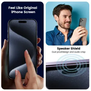 JP SimpleFlow Tvrdené sklo s jednoduchou aplikáciou, iPhone 14 Pro Max